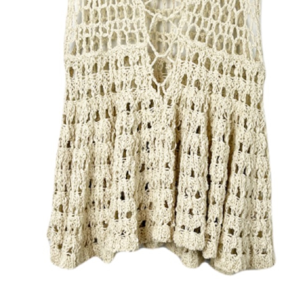 Free People Circles Within Circles Crochet Tank Top Size XS - Picture 9 of 10